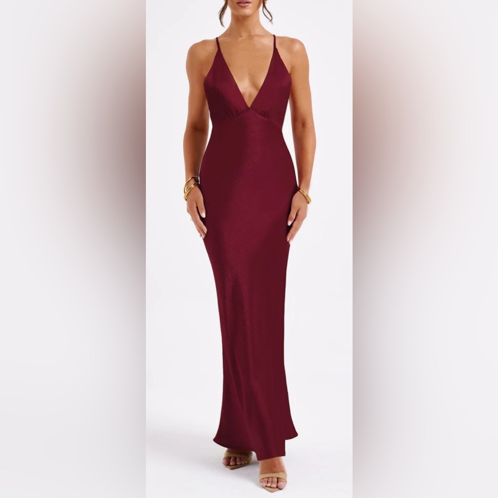 Babyboo Anja Maxi Dress -Burgundy